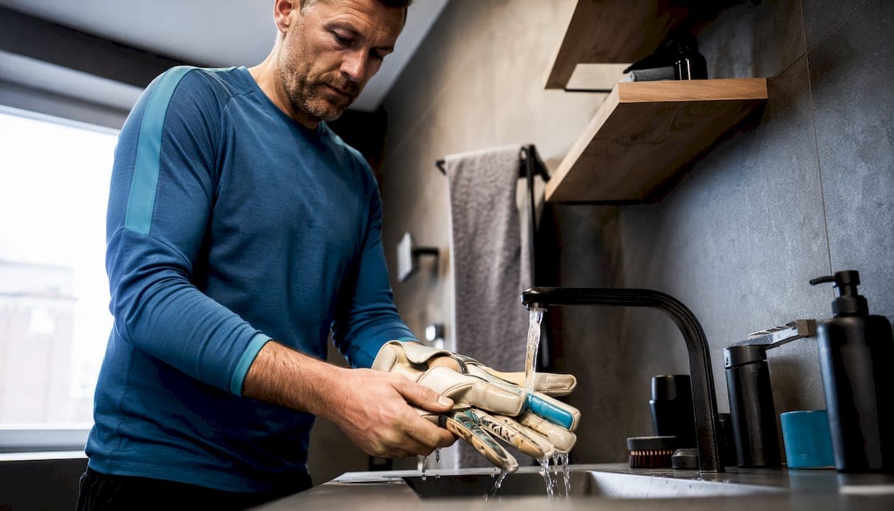 Torwarthandschuhe pflegen: Grip erhalten, Haltbarkeit verlängern