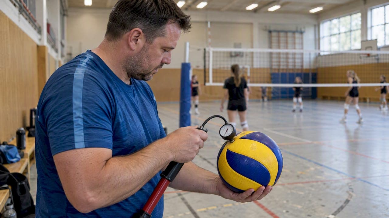 Volleyball-Luftdruck: die richtigen Werte für Halle und Beach