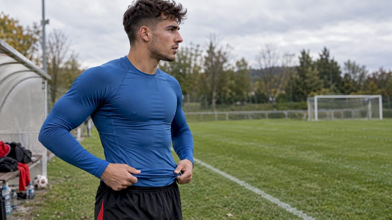 Kompressionsshirt im Fußball: Was es bringt und worauf du achtest